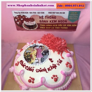 Bánh Sinh Nhật In Hình Ảnh - H391